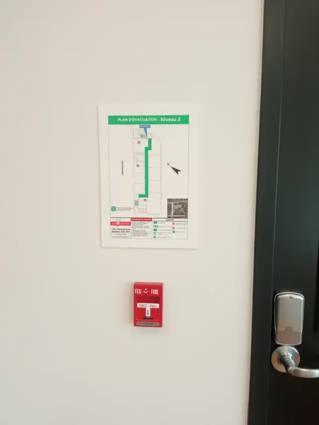 MPVC plan d'évacuation 1